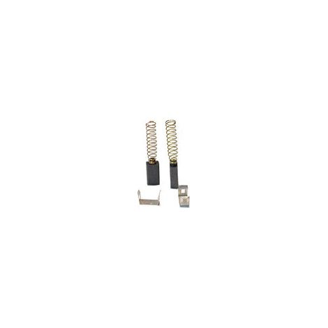 Juego de 2 carbones adaptables para Bosch. Dimensiones: 5 x 8 x 15,5 mm.