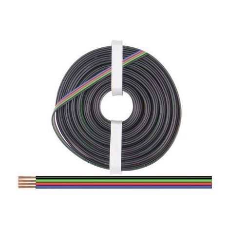 Donau-elektronik Cable multihilo multicolor 10 metros