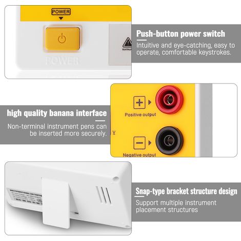 LED-Testkits, 0–200 V mit Kondensatorentladungsfunktion, Soft-Feature-Detektion