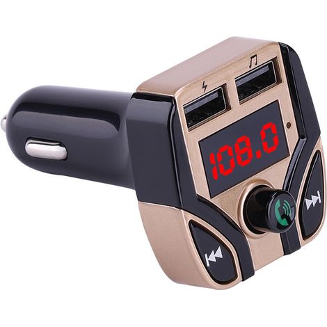 Autoradio MP3 Bluetooth neuf, compatible ABS, avec allume-cigare, C4 - Or (1/2)