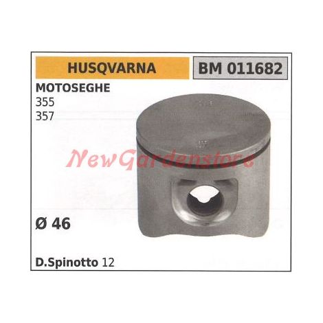 HUSQVARNA 011682 355 357 piston de tronçonneuse Ø  46mm