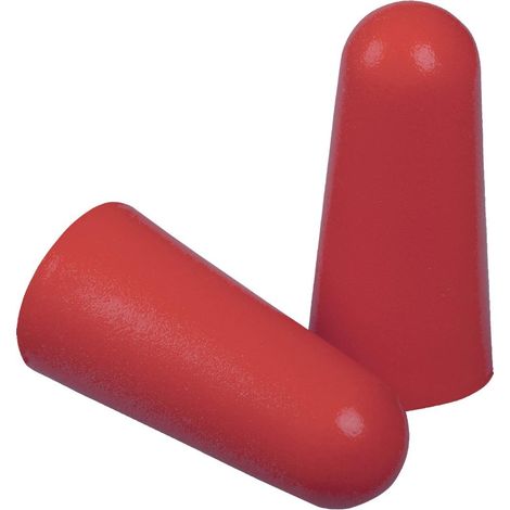Delta Plus CONIC2 tapones para los oídos rojos cómodos