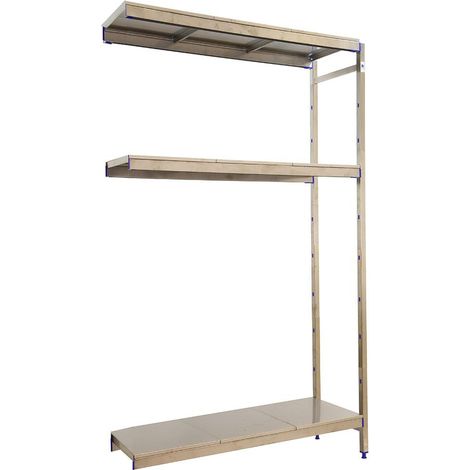 Simonrack Mensola in acciaio inossidabile dorato, 3 livelli