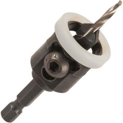 Trend Snappy SNAP/CSDS/10TC - Svasatore in carburo di tungsteno, diametro 9,5 mm, con fermata di profondità e trapano da 3,2 mm di diametro per viti n. 10, nero