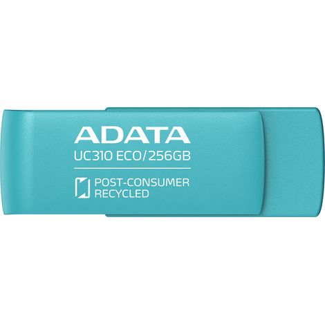 Chiavetta USB Adata UC310 ECO da 256 GB, colore verde. (1/3)