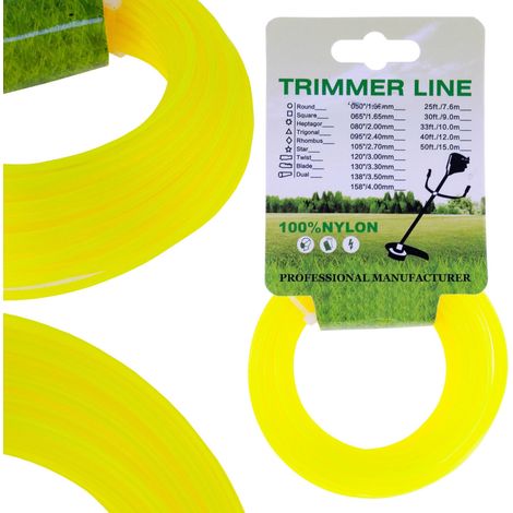 TG53514 Schneidfaden für Rasenmäher, Trimmer, Freischneider