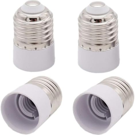 2 x E27 à E14 Lampe Adaptateur Socket Adaptateur Ampoules LED culot E27/e14 (1/5)