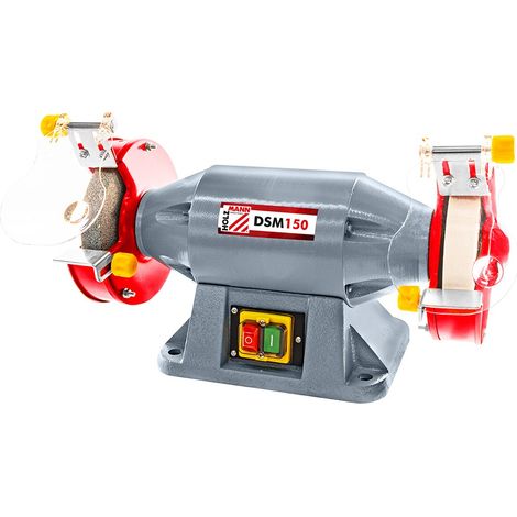 Smerigliatrice da banco doppia mola per metalli Holzmann dsm150 230v