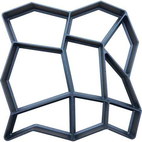Moule à Pavés Réutilisable en Plastique pour Allées de Jardin et Pelouse (1/5)