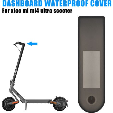 Housse étanche pour tableau de bord de scooter, en silicone noir, pour M4 Ultra. (1/5)