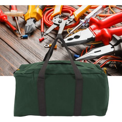 Werkzeugtasche für Elektriker, Aufbewahrung aus Segeltuch, robust und geräumig, 18-Zoll-Werkzeugtasche für Eisenwaren. (1/5)