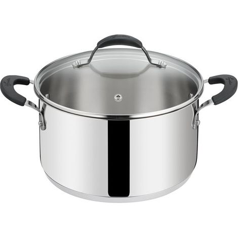 Olla de acero inoxidable de 18 cm con tapa. - 12896031618 - Lagostina - (1/5)