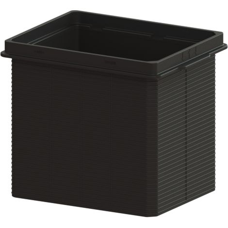 Kessel rallonge 38.670 plastique, H = 183 mm noir