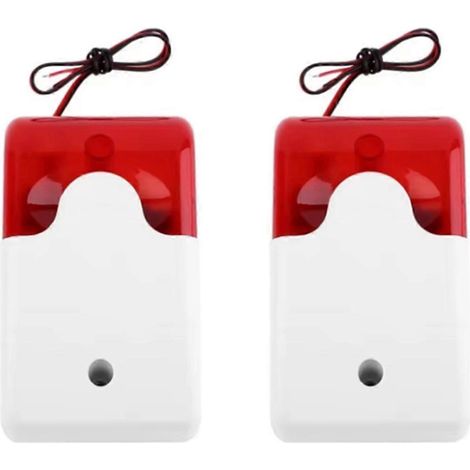 12V kabelgebundene LED-Blitzsirene für Diebstahlalarmanlage (1/5)