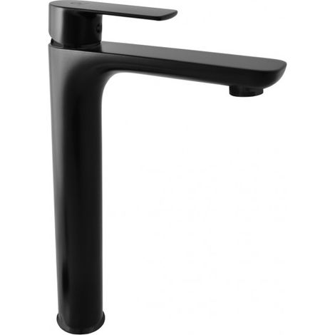 Mitigeur lavabo haut VLTAVA en laiton noir mat 31,5 cm (1/2)