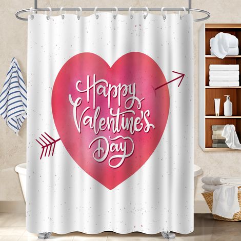 Rideau de douche en polyester 180x180 avec 12 œillets rideau séchage rapide pour maison de campagne (1/5)