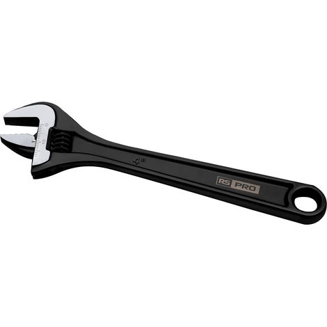 Clé à molette RS PRO, Ouverture 14.5mm, Long. 115 mm, Acier chrome vanadium ( Prix pour 1 )