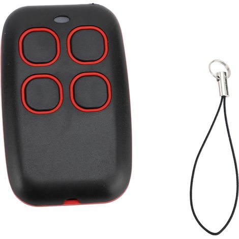 Ouvre-porte de Garage sans fil, copie, bande complète, 250 à 913MHZ, clonage, pour portes automatisées, rouge, 4 pièces (1/2)