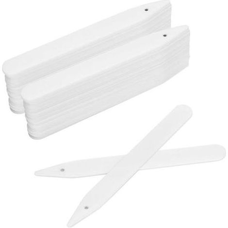 pair 100 Pièces 9.5CMx1.2CM Etiquette Pour Plante, Suspendable Etiquettes Jardin Exterieur,Etiquettes Semis Réutilisable,Etiquette Plantation Potager-Blanc (1/5)