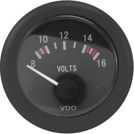 Voltmètre VDO 12 V, voltmètre pour batterie VDO, accessoires pour voltmètre (1/5)