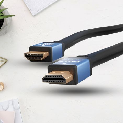 Câble HDMI 4K 1,5m Haut Débit Compatible Tous Appareils Multimédias (1/5)