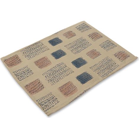 Napperon isolant thermique à motif à carreaux colorés (MG0012-2)