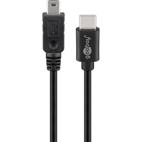 GOOBAY USB 2.0 Adapterkabel Mini-B/C, 0,5 m (1/3)