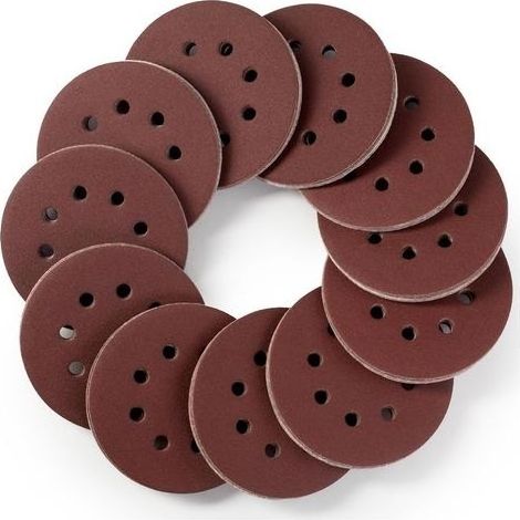 Disque de Ponçage 40pcs Disques Abrasifs 180 Grain Taille de 125mm Idéal pour Poncer/Polir/Dérouiller HSDPS5M100, Meule d'angle (1/4)