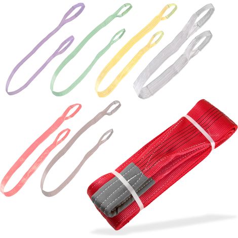 Hebeband 5 t - 4m Hebegurt Krangurt Hebeschlinge Rundschlinge Bergegurt Baumgurt (1/3)