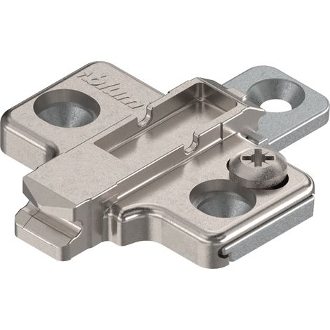 Blum CLIP Montageplatte,                                       kreuz,                                       0 mm,                                       Zink,                                       Schr