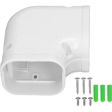 Coude à 90° en PVC pour Conduits de Climatisation 1-2 CV (1/5)