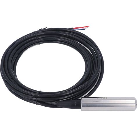 Transmetteur de niveau de liquide précis et sensible, étanche IP68, capteur de niveau d'eau à immersion, alimentation 12-30 V CC, sortie 0-10 V, câble de 10 m (portée de 0 à 10 m). (1/5)