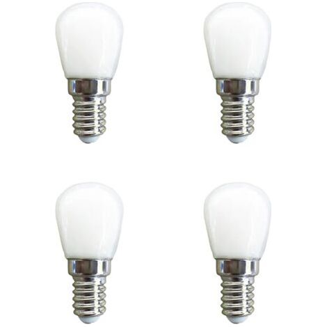Ampoule LED E14 3W étanche, éclairage d'angle de 360 degrés ac 220v pour réfrigérateur/Machine à coudre/tour, 4 pièces (1/5)