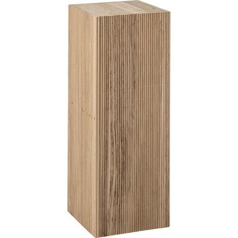 Sellette Déco Côtelé en Bois "Marek" 80cm Naturel (1/2)