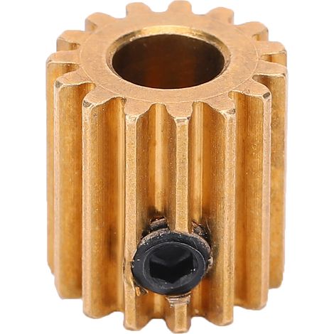 Pignon en laiton à 15 dents pour robot industriel, accessoire avec alésage central de 6mm (1/5)
