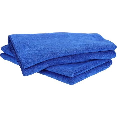 Set di 2 panni per la pulizia, panni in microfibra, panni per il lavaggio auto, extra large, spessi, super assorbenti, ad asciugatura rapida, 35 x 75 cm (1/5)