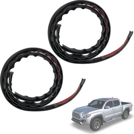 Tropfenförmiger Dichtungsstreifen, kompatibel mit Toyota Tacoma Double CAB 2005–2015, Ersatz Nr. 75551–04063, 75552–04063 (1/5)