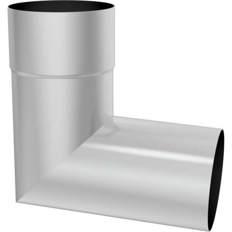 Zambelli Titanzink Rohrwinkel 87 Grad 80 mm neutral, 133330-87