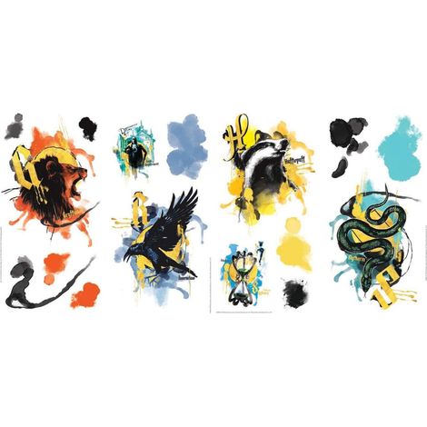 Stickers repositionnables Harry Potter La Maison Poudlard (1/5)
