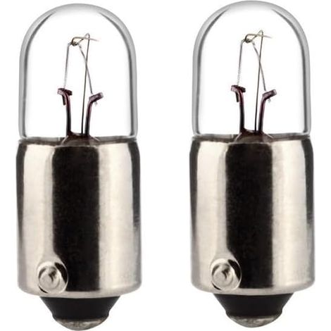 2x Ampoule BA9s 3W 24V camion fourgon voiture tracteur véhicule agricole réparation changement éclairage lumière