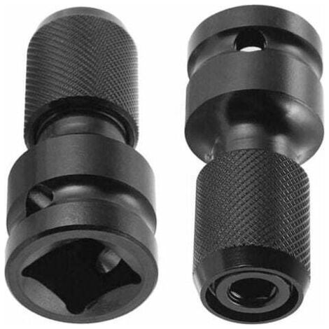 1/2' to 1/4' Socket Adapters - Quick Release Converter for Impact Ratchet Wrench - Durable Alloy 2 Piece Set (1/5)