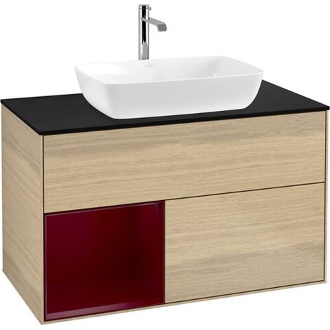 Villeroy & Boch F772HBPC Meuble sous-lavabo Finion F77 (1/2)