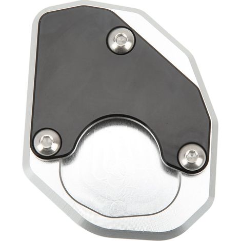 Motorradständer mit Verlängerung, Fußverlängerungsplatte, Aluminium, kompatibel mit Trident 660 (ab 2021). (1/5)
