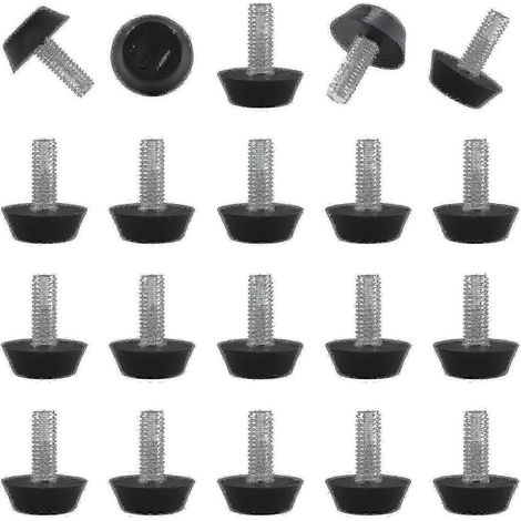 Pieds de nivellement réglables à filetage 1/4 pour meubles, M6 x 15 mm, rails de glissement pour meubles de jardin, Édition 0519 (1/5)