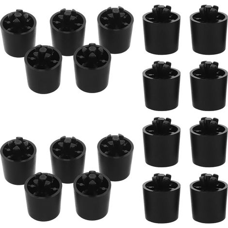 Pieds Anti-vibrations pour Boîtier PC 20 Pièces Pe Noir Installation à Clipser, pour Tours PC et Enceintes, Stabilité Renforcée, Isolation des Vibrations (1/5)