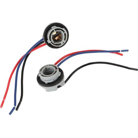 Kit de câblage à double contact pré-câblé 1157-1 (lot de 2), adapté aux équipements industriels DIY.