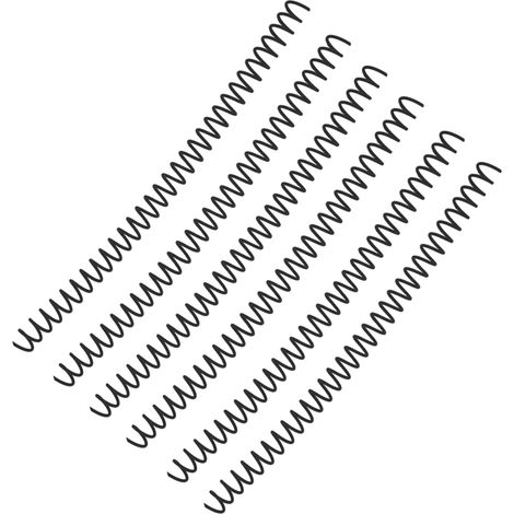20-teiliges Spiralbindungsset mit großem Fassungsvermögen, 30 Löchern und 13 mm Durchmesser, schwarz (1/5)