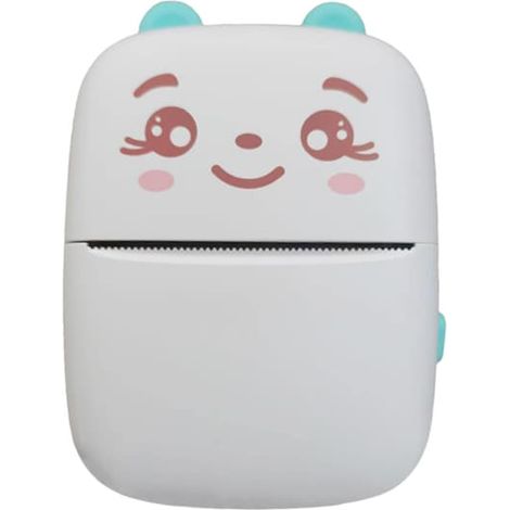 Mini imprimante thermique compatible Bluetooth, portable, rechargeable et sans fil, facile à utiliser (version anglaise). (1/5)