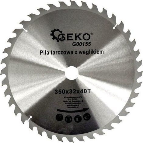 Geko Lame de scie circulaire acier 160 mm 60 dents (1/3)