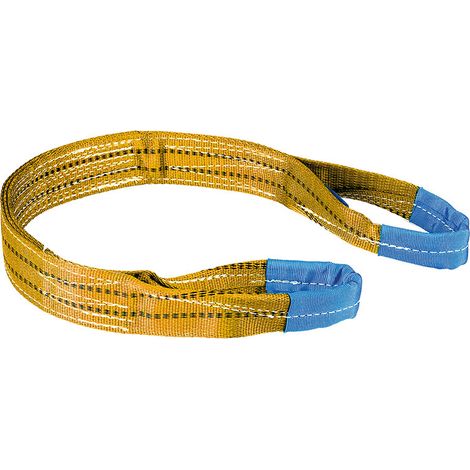 Elingues plates en polyester pour levage de 5 tonnes 3 m Fervi 5/3000